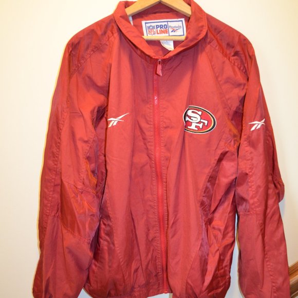 reebok 49ers jacket
